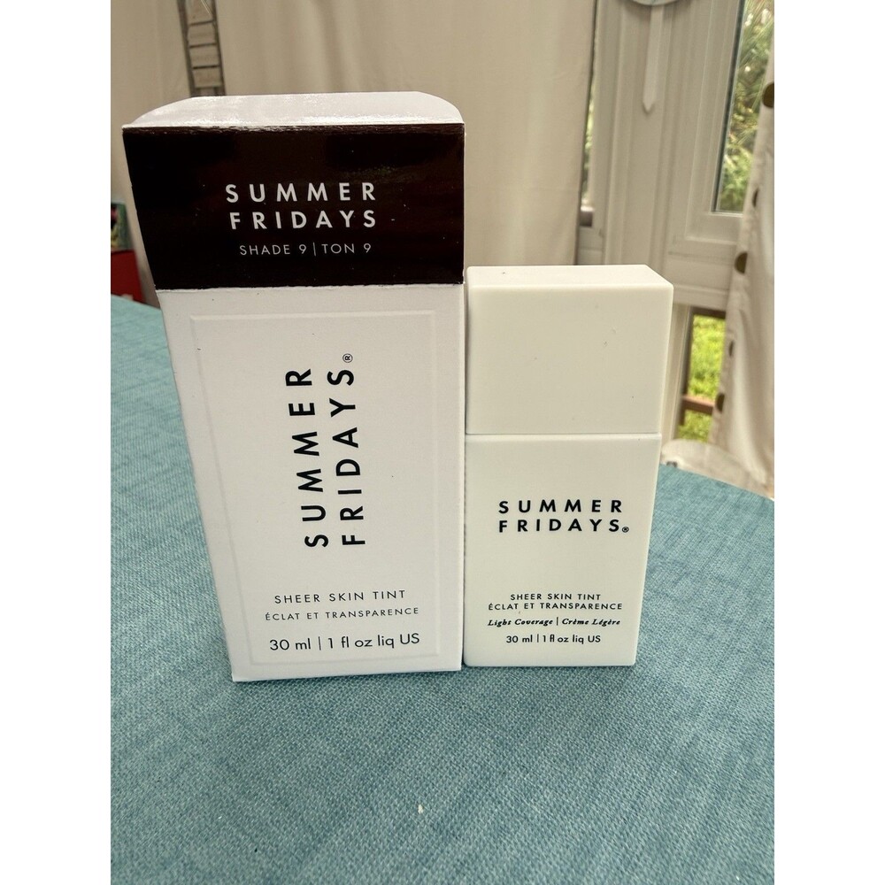 Shade 9 - Summer Fridays Sheer Skin Tint 1 Oz NEW Vegan Fragrance Free
